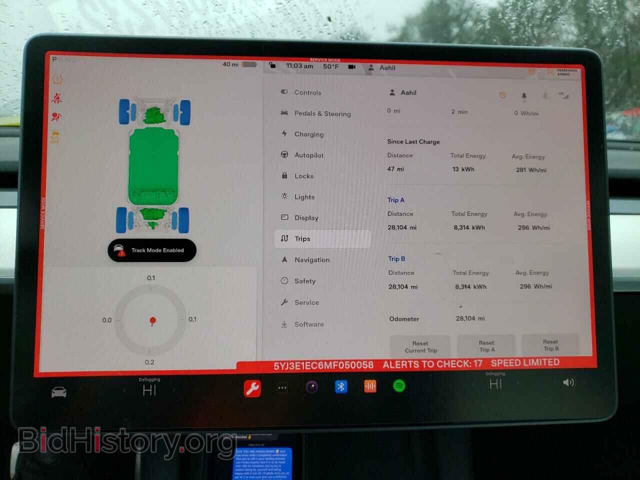 2021 TESLA MODEL 3 - VIN: 5YJ3E1EC6MF050058 - Photo 9