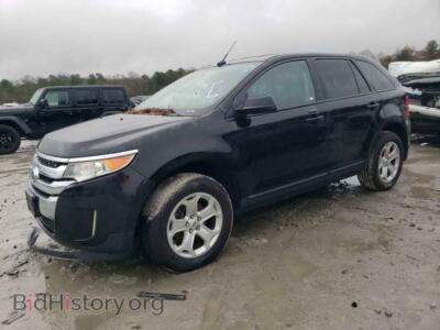 2012 Ford EDGE Edge SEL, black — VIN 2FMDK4JC5CBA93740, Copart