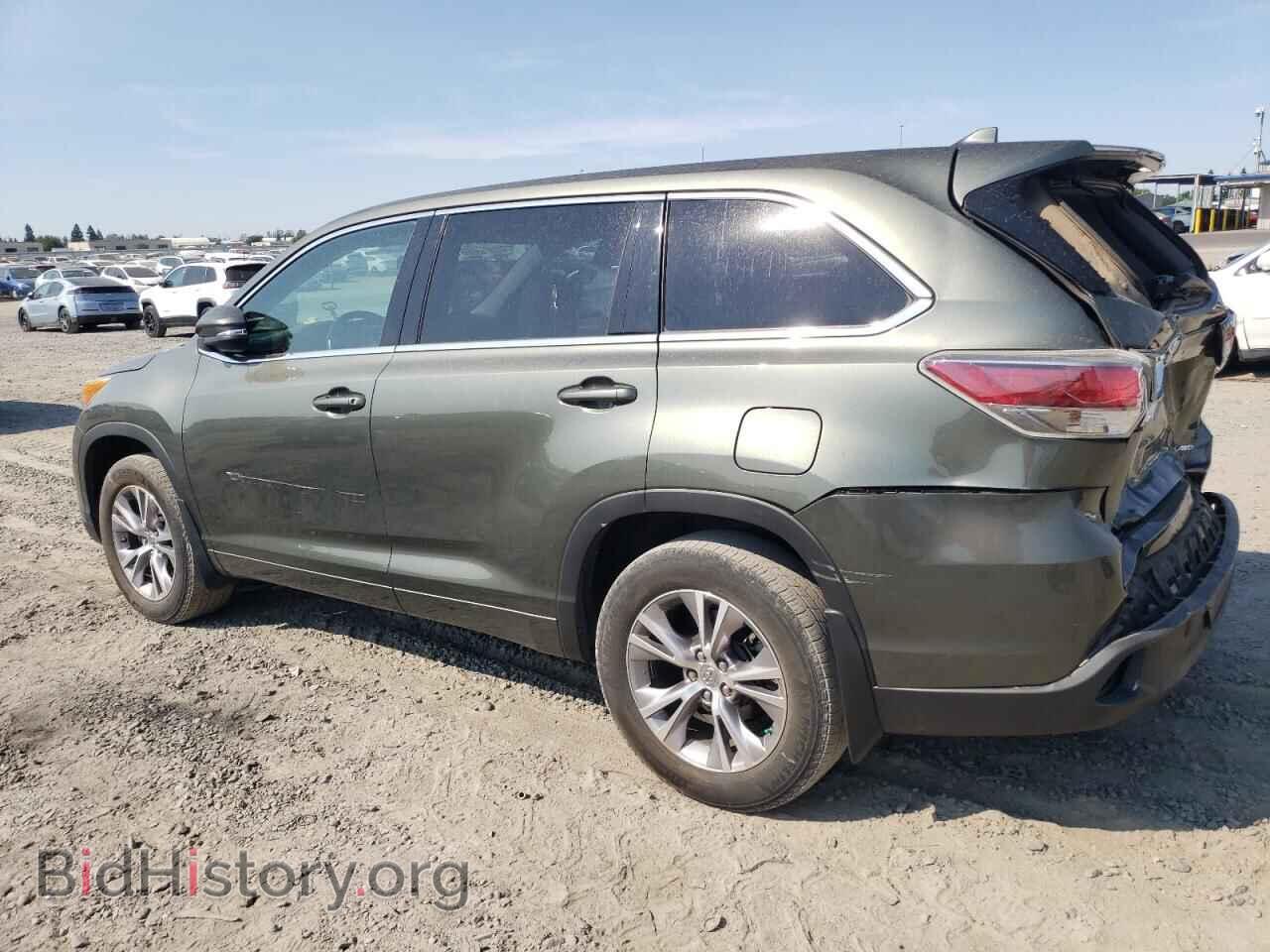 2015 TOYOTA HIGHLANDER - VIN: 5TDBKRFH2FS185453 - Фото 2