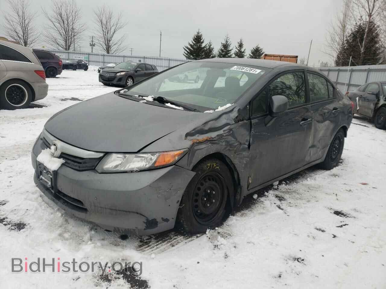 2012 HONDA CIVIC - VIN: 2HGFB2F43CH038916 - Фото 2