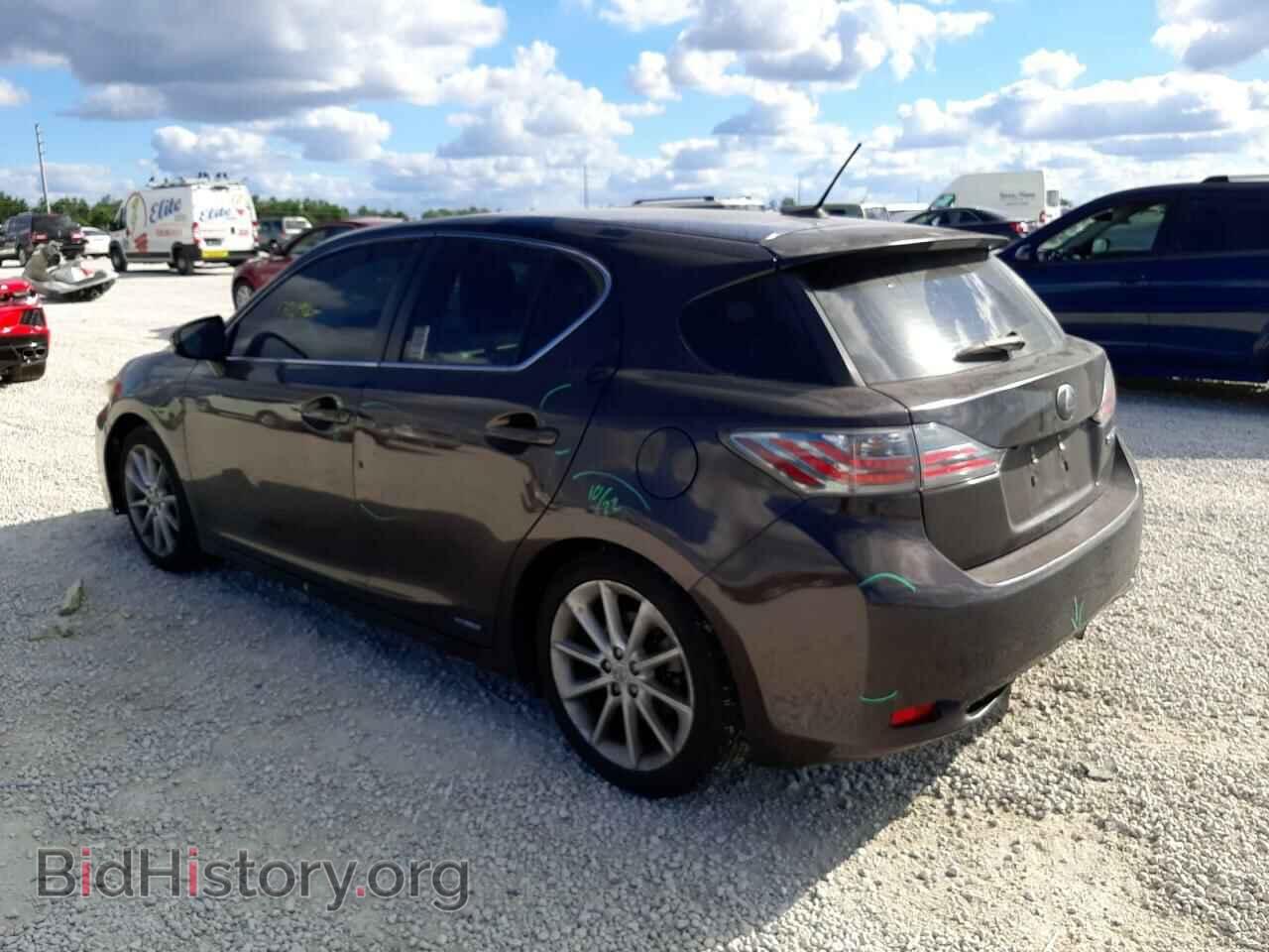 2012 LEXUS CT 200 - VIN: JTHKD5BH8C2107513 - Фото 2