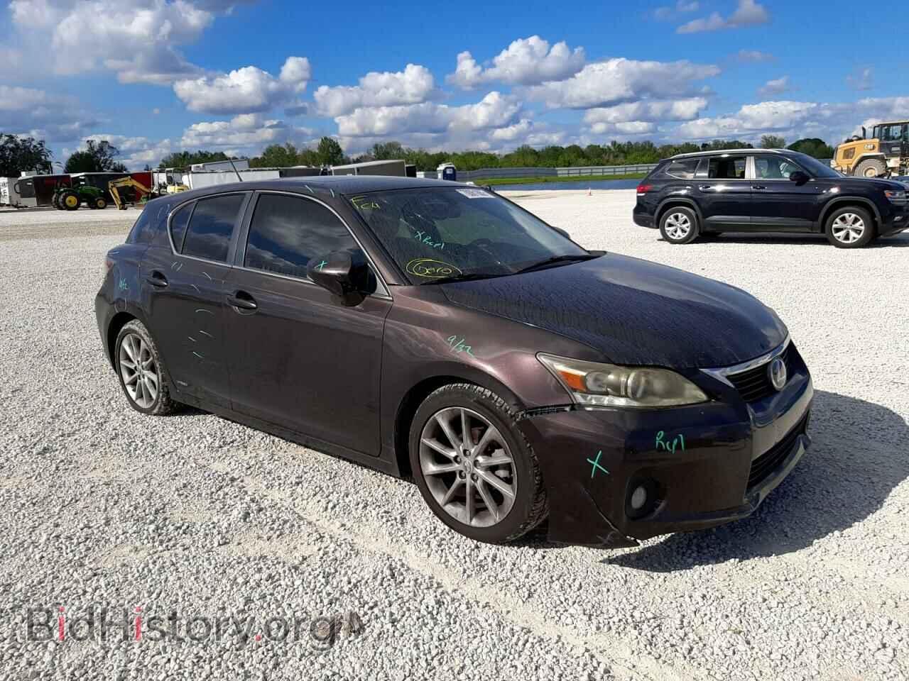 2012 LEXUS CT 200 - VIN: JTHKD5BH8C2107513 - Фото 4