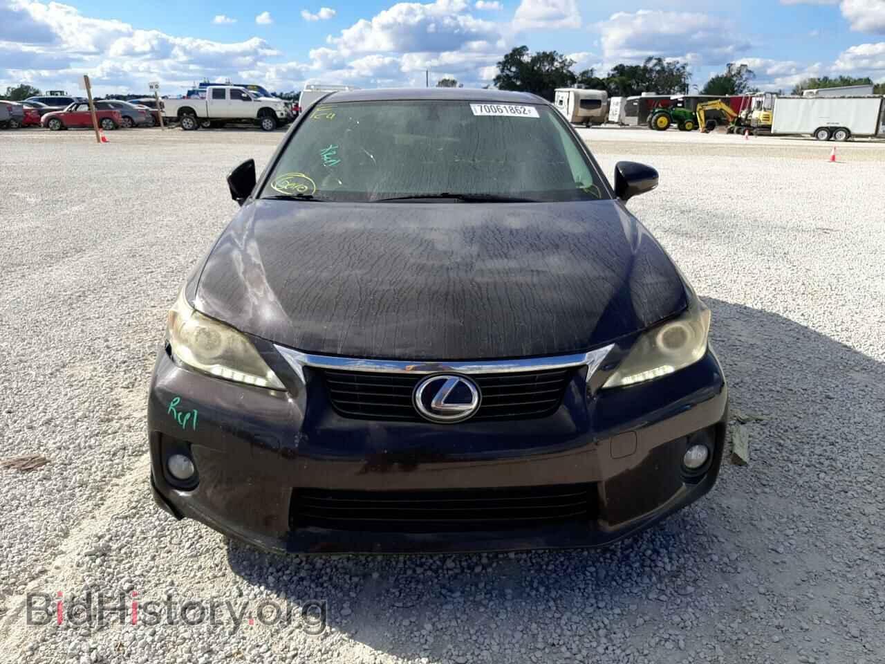 2012 LEXUS CT 200 - VIN: JTHKD5BH8C2107513 - Фото 5