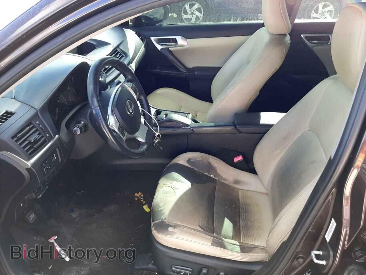 2012 LEXUS CT 200 - VIN: JTHKD5BH8C2107513 - Фото 7
