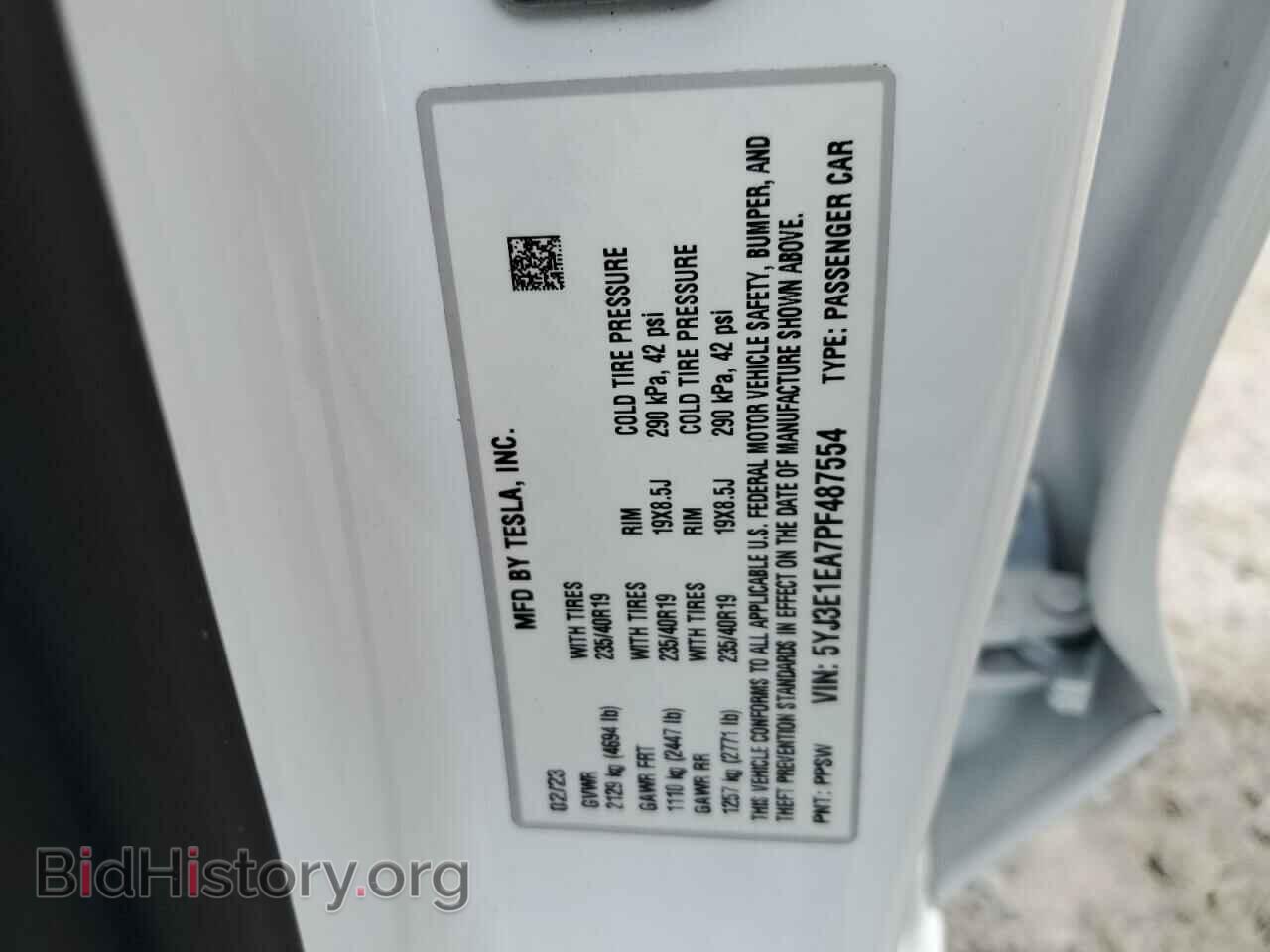 2023 TESLA MODEL 3 - VIN: 5YJ3E1EA7PF487554 - Photo 13