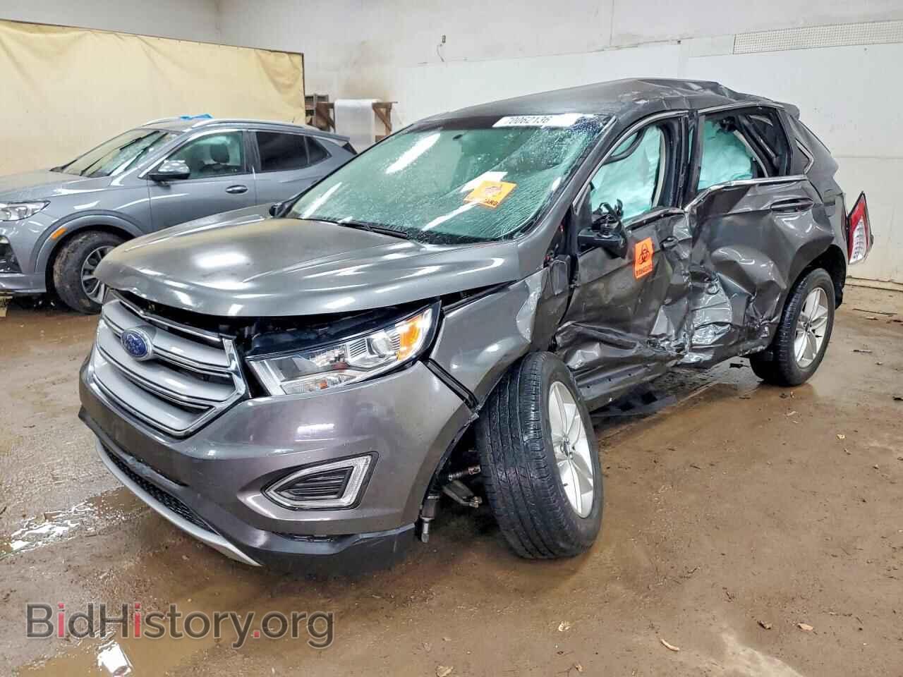 2018 Ford EDGE SEL (VIN 2FMPK4J87JBC19599) — фото 1 из 14, Copart, повреждение: бок