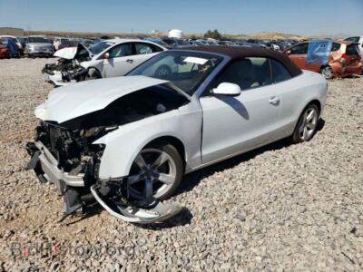 2013 Audi A5 A5 Premium, white — VIN WAULFAFH9DN001376, Copart