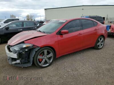 2015 Dodge DART Dart GT, red — VIN 1C3CDFEB7FD437403, Copart