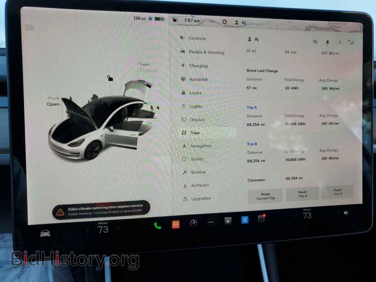 2018 TESLA MODEL 3 - VIN: 5YJ3E1EB8JF066829 - Photo 9