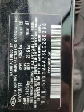 2014 KIA OPTIMA - VIN: 5XXGM4A73EG288298 - Фото 12