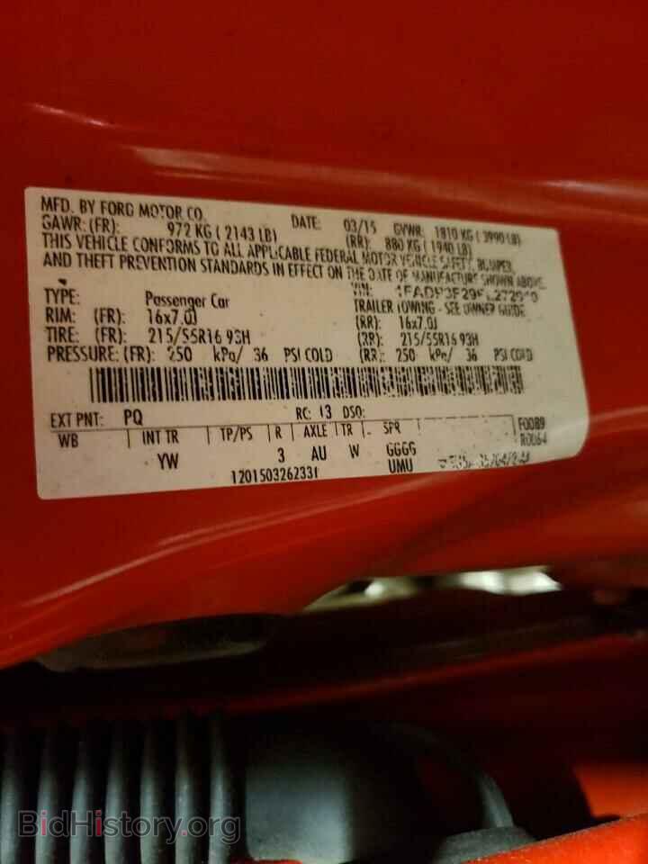 2015 FORD FOCUS - VIN: 1FADP3F29FL272910 - Фото 12