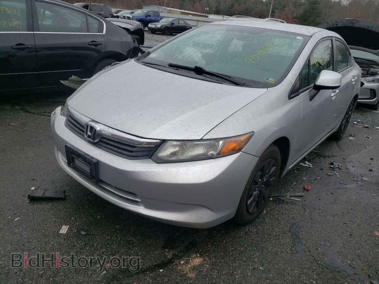 2012 HONDA CIVIC - VIN: 2HGFB2F50CH311254 - Фото 2