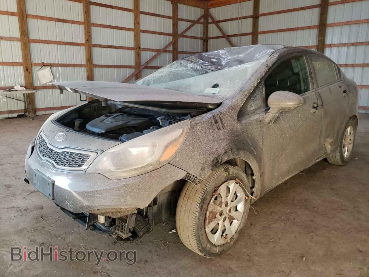 2012 KIA RIO - VIN: KNADN4A37C6049794 - Фото 2