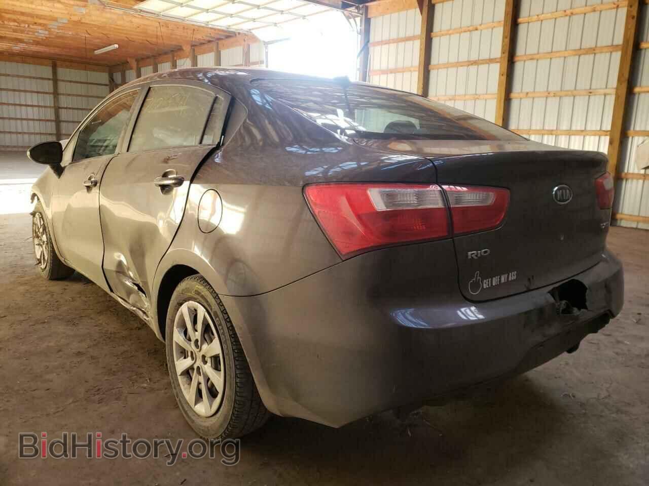 2012 KIA RIO - VIN: KNADN4A37C6049794 - Фото 3