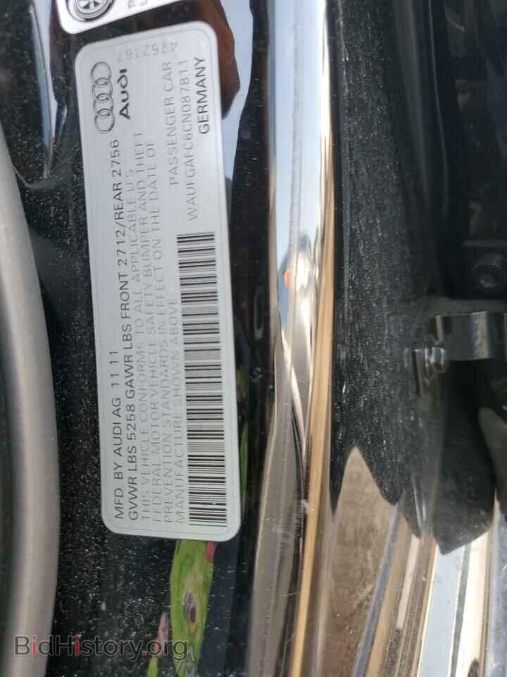 2012 AUDI A6 - VIN: WAUFGAFC6CN087811 - Фото 12