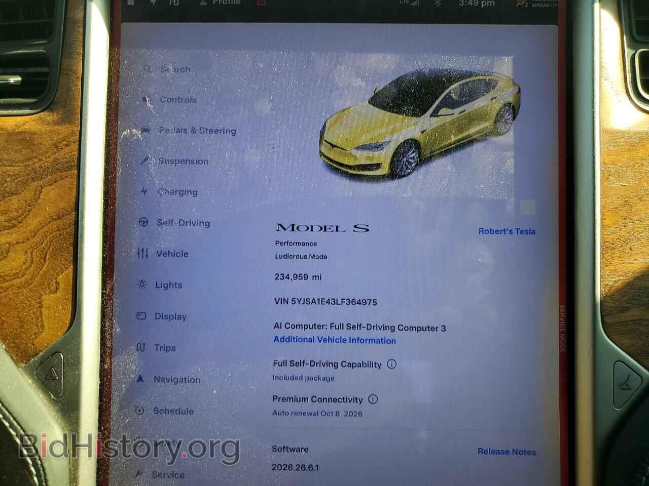 2020 TESLA MODEL S - VIN: 5YJSA1E43LF364975 - Photo 9
