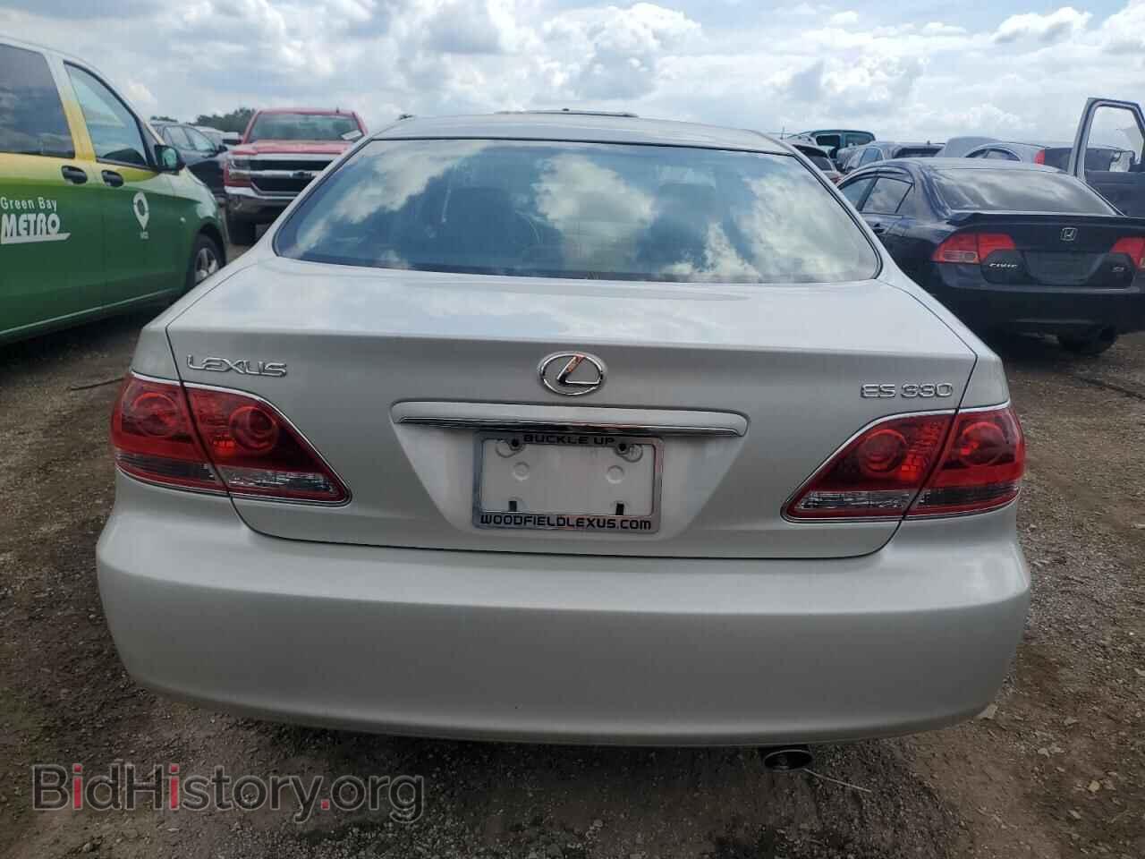 2005 LEXUS ES330 - VIN: JTHBA30G355123496 - Фото 6