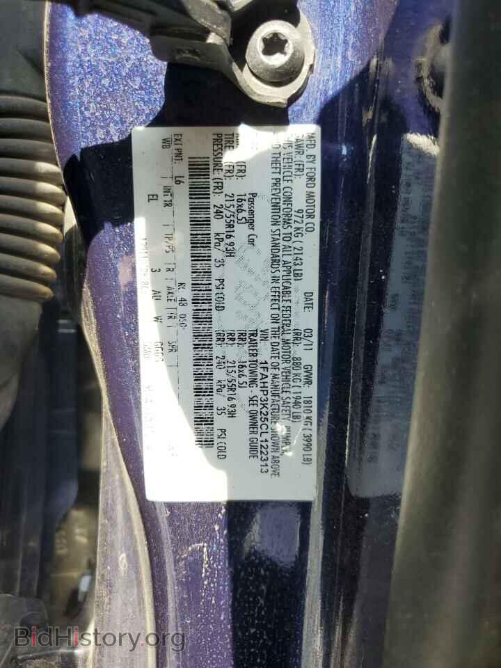 2012 FORD FOCUS - VIN: 1FAHP3K25CL122313 - Фото 12