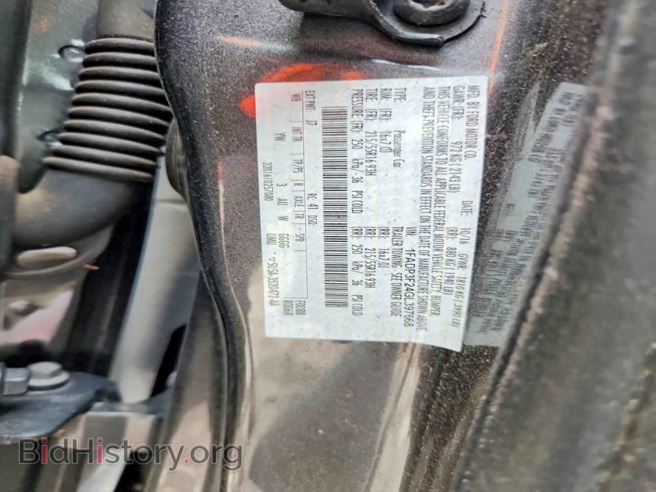 2016 FORD FOCUS - VIN: 1FADP3F24GL397668 - Фото 12