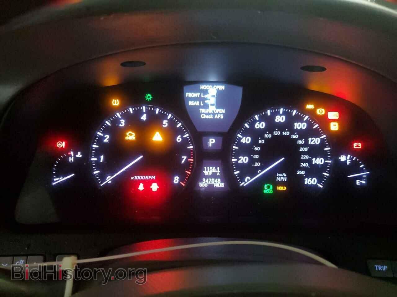 2012 LEXUS LS460 - VIN: JTHBL5EF1C5109308 - Фото 9