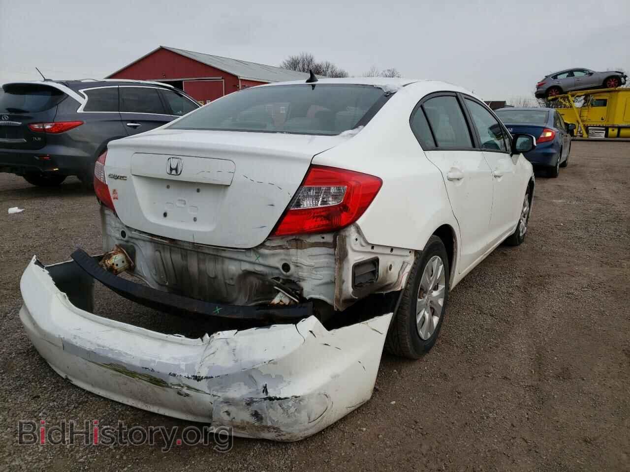 2012 HONDA CIVIC - VIN: 2HGFB2F42CH121155 - Фото 4