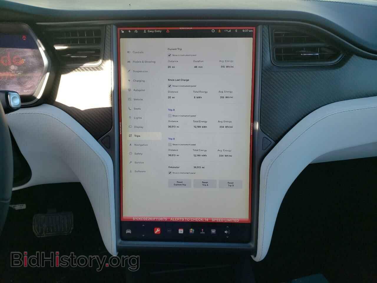 2018 TESLA MODEL X - VIN: 5YJXCBE26JF113675 - Фото 9