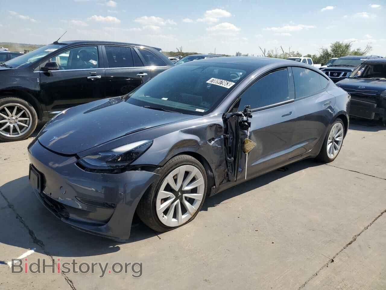 Photo 5YJ3E1EA4NF290676 - TESLA MODEL 3 2022