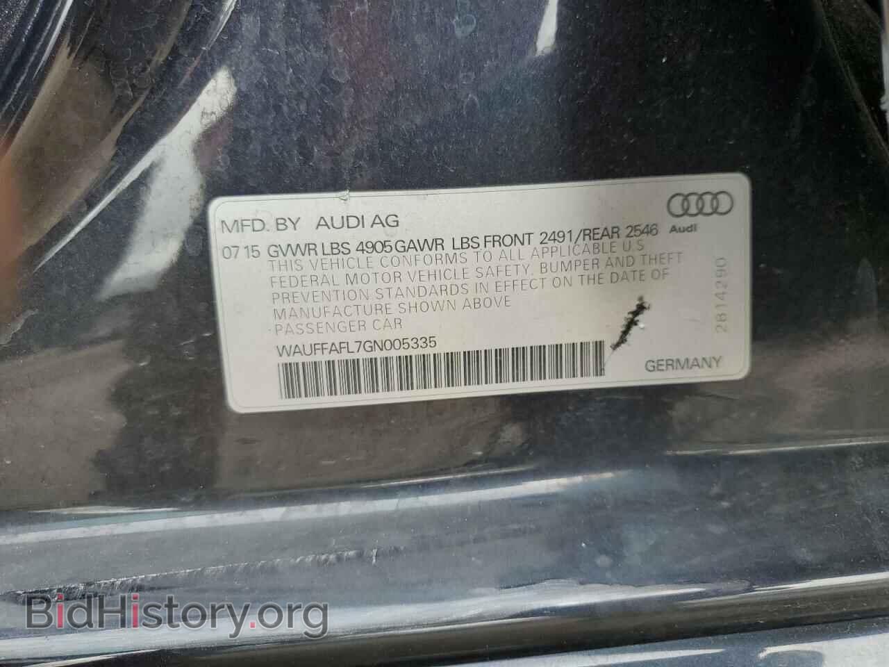 2016 AUDI A4 - VIN: WAUFFAFL7GN005335 - Photo 12