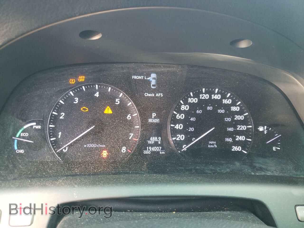 2008 LEXUS LS600 - VIN: JTHDU46F685001482 - Фото 9