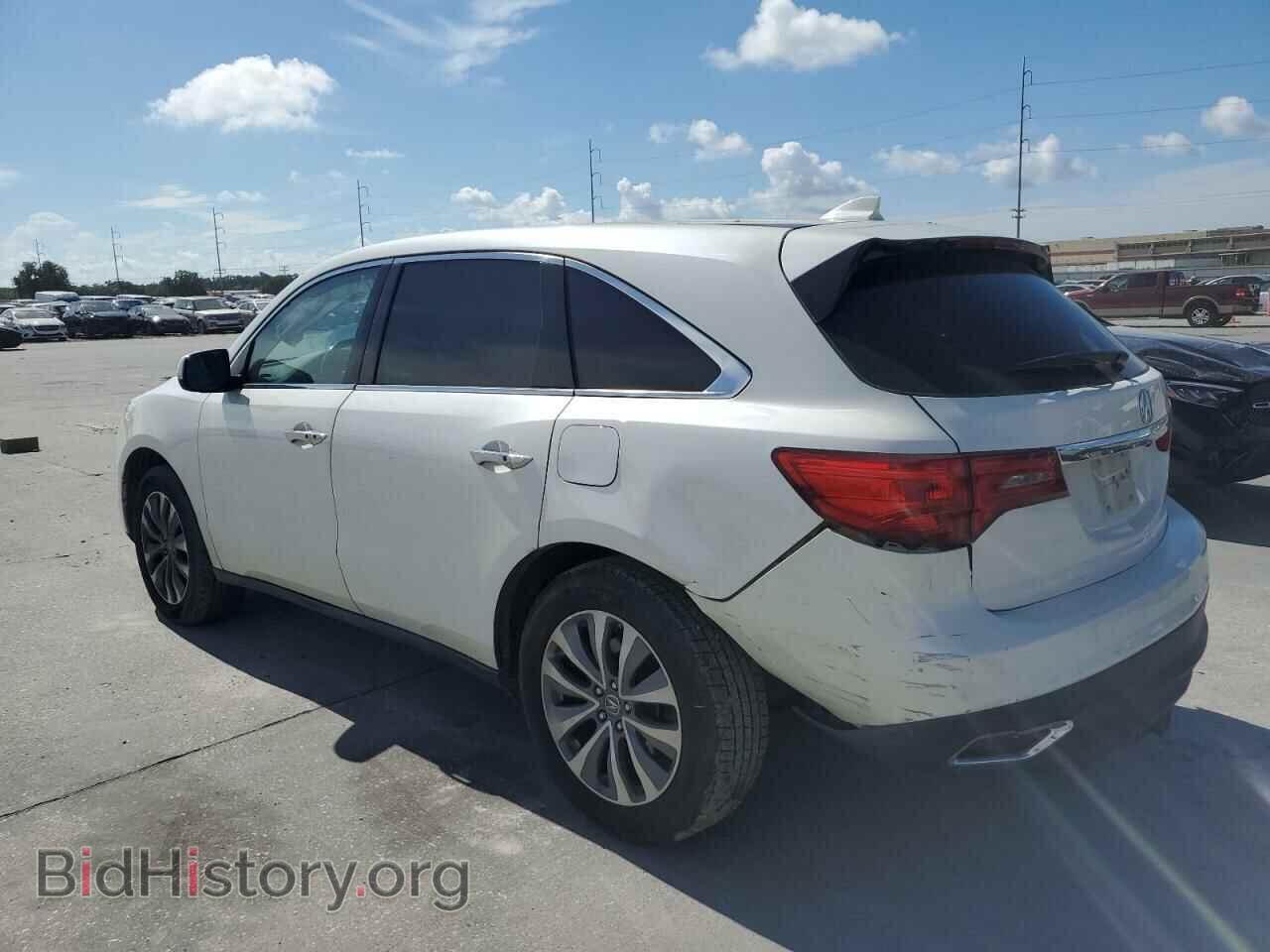 2014 ACURA MDX - VIN: 5FRYD3H48EB005485 - Фото 2