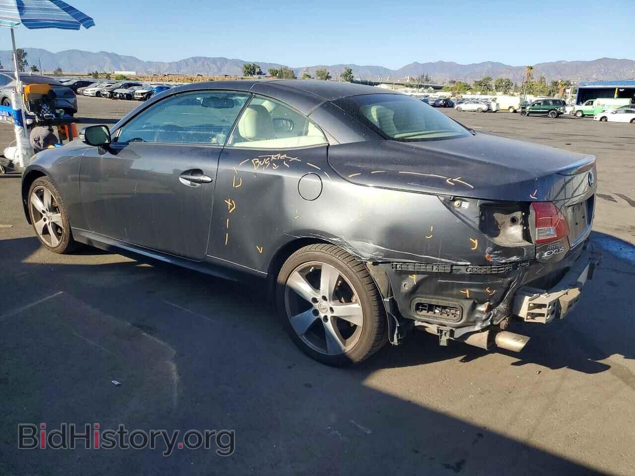 2010 LEXUS IS - VIN: JTHFF2C20A2507907 - Фото 2
