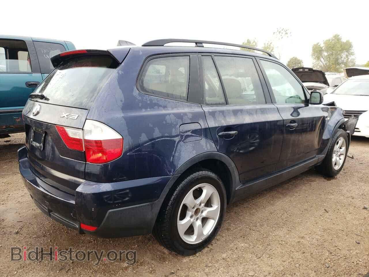 2007 BMW X3 - VIN: WBXPC93417WF11335 - Фото 3