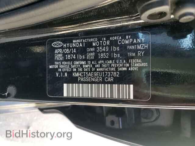 2014 HYUNDAI ACCENT - VIN: KMHCT5AE9EU173782 - Фото 10