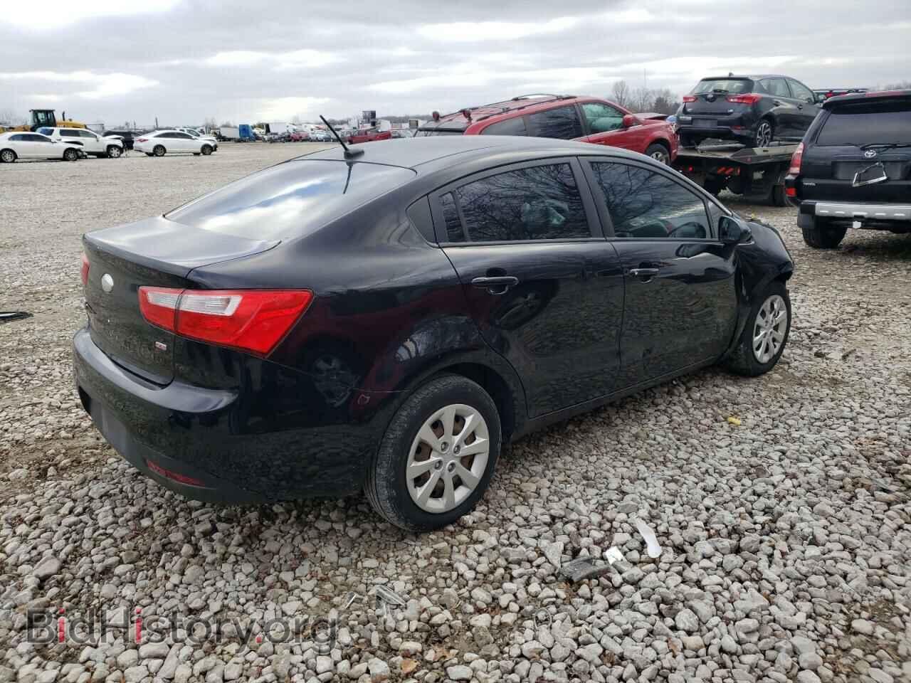 2014 KIA RIO - VIN: KNADM4A35E6356581 - Фото 3