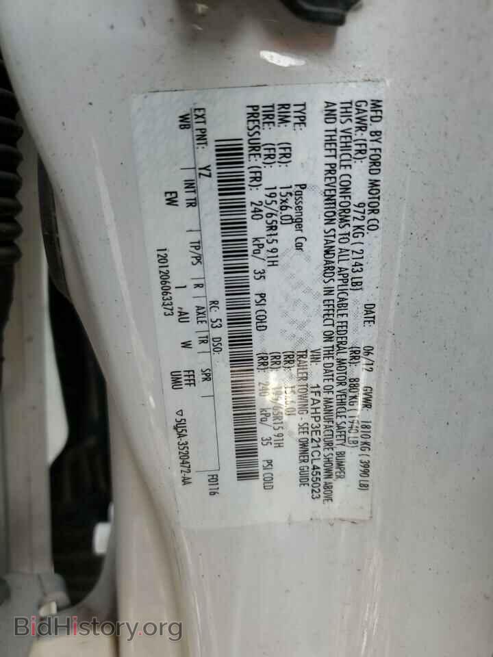 2012 FORD FOCUS - VIN: 1FAHP3E21CL455023 - Фото 13