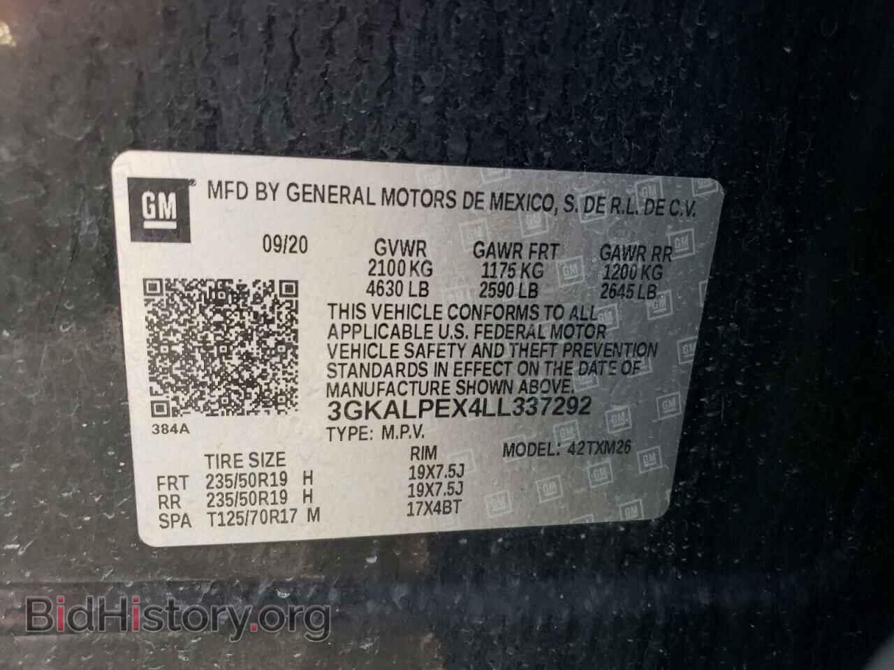 2020 GMC TERRAIN - VIN: 3GKALPEX4LL337292 - Фото 13