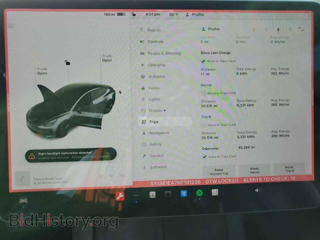 2022 TESLA MODEL 3 - VIN: 5YJ3E1EA7NF191236 - Фото 9