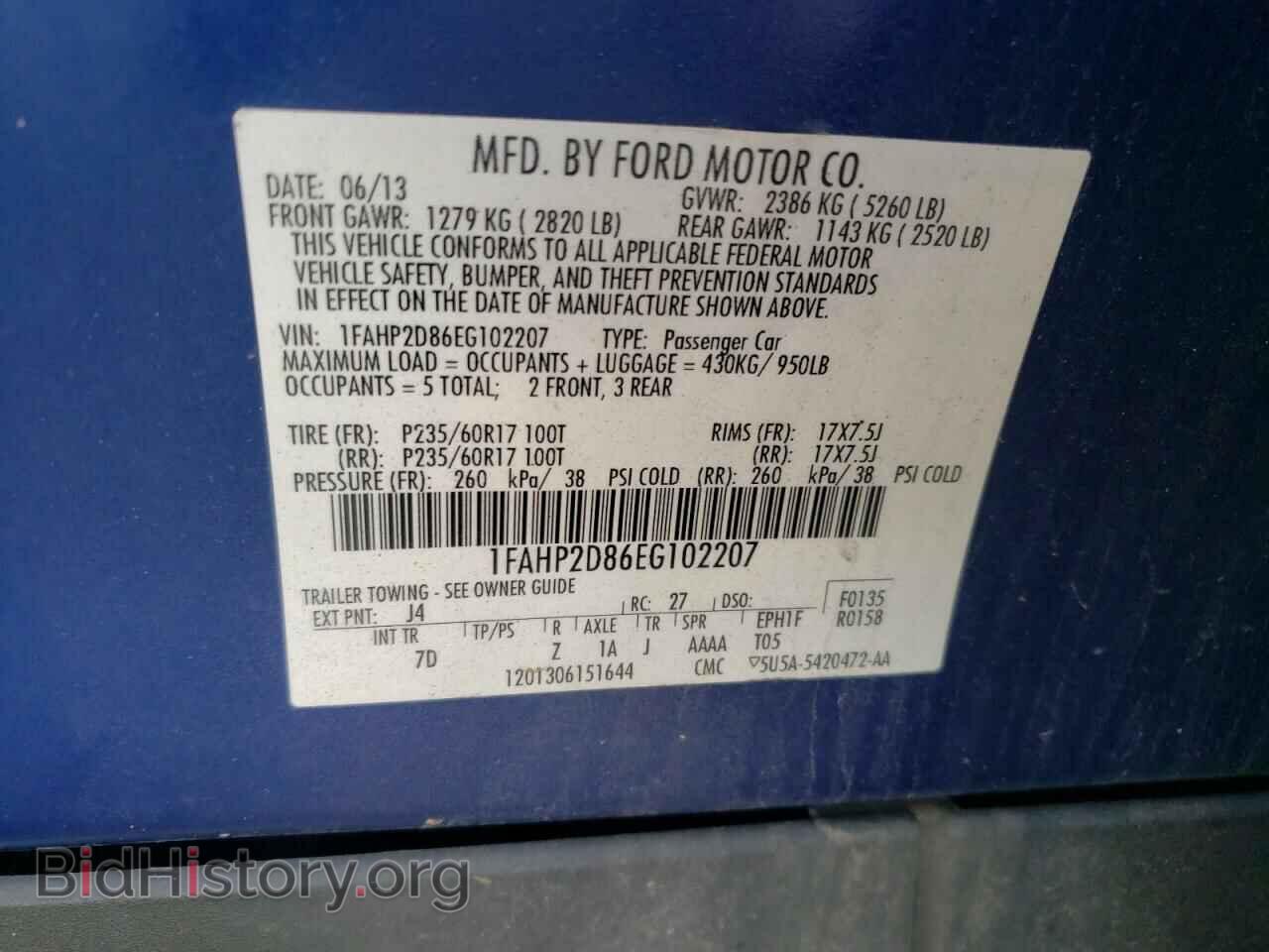 2014 FORD TAURUS - VIN: 1FAHP2D86EG102207 - Photo 10