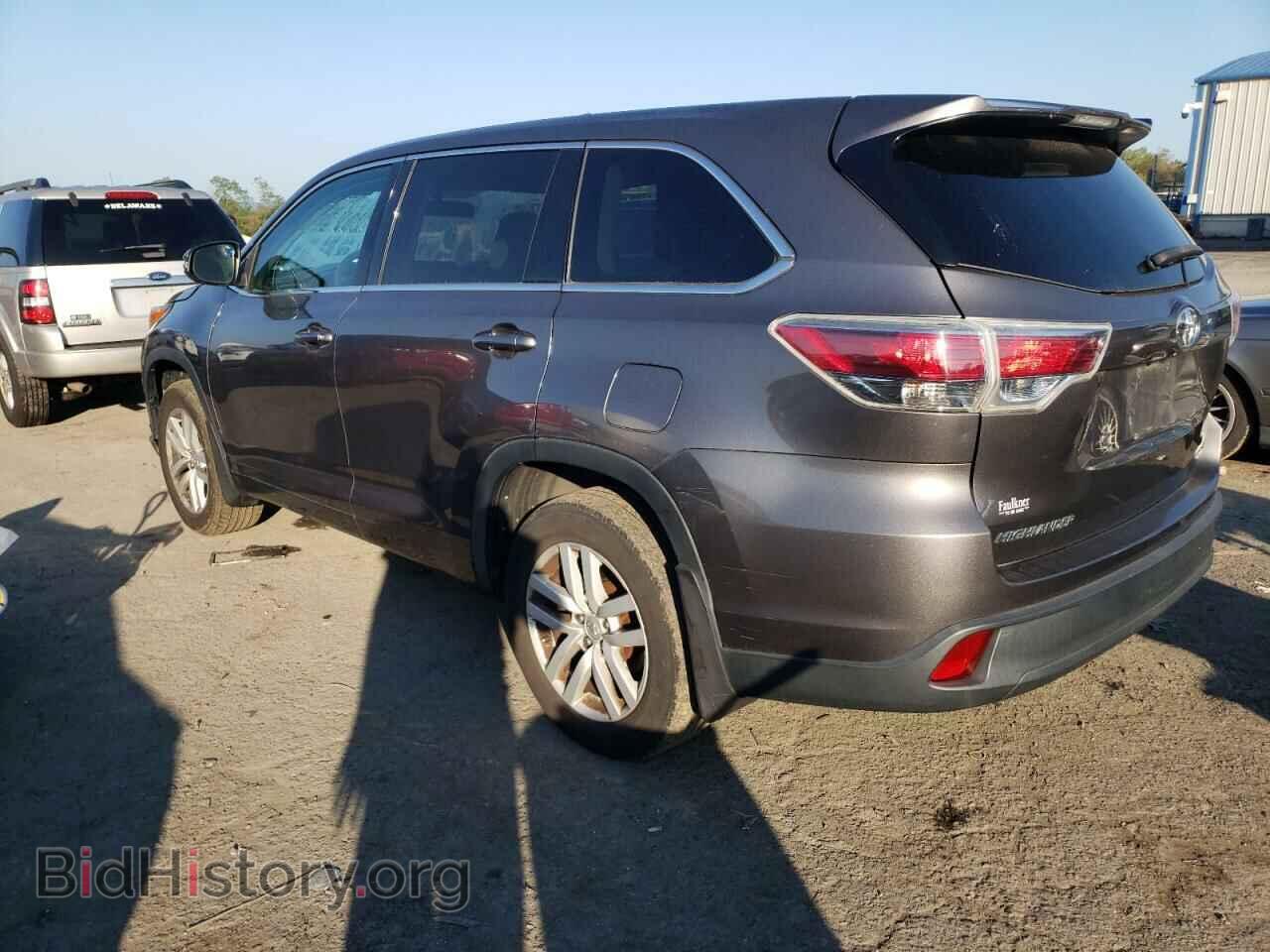 2014 TOYOTA HIGHLANDER - VIN: 5TDBKRFHXES045729 - Фото 2