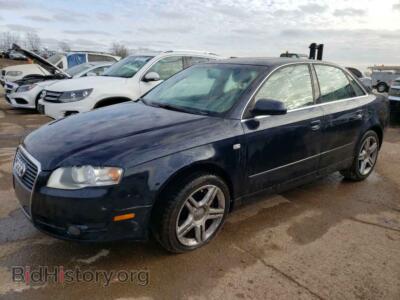2007 Audi A4 A4 2.0T QU, синий — VIN WAUDF78E97A241226, Copart