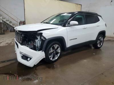 2019 Jeep COMPASS Limited, белый — VIN 3C4NJDCBXKT827212, Copart