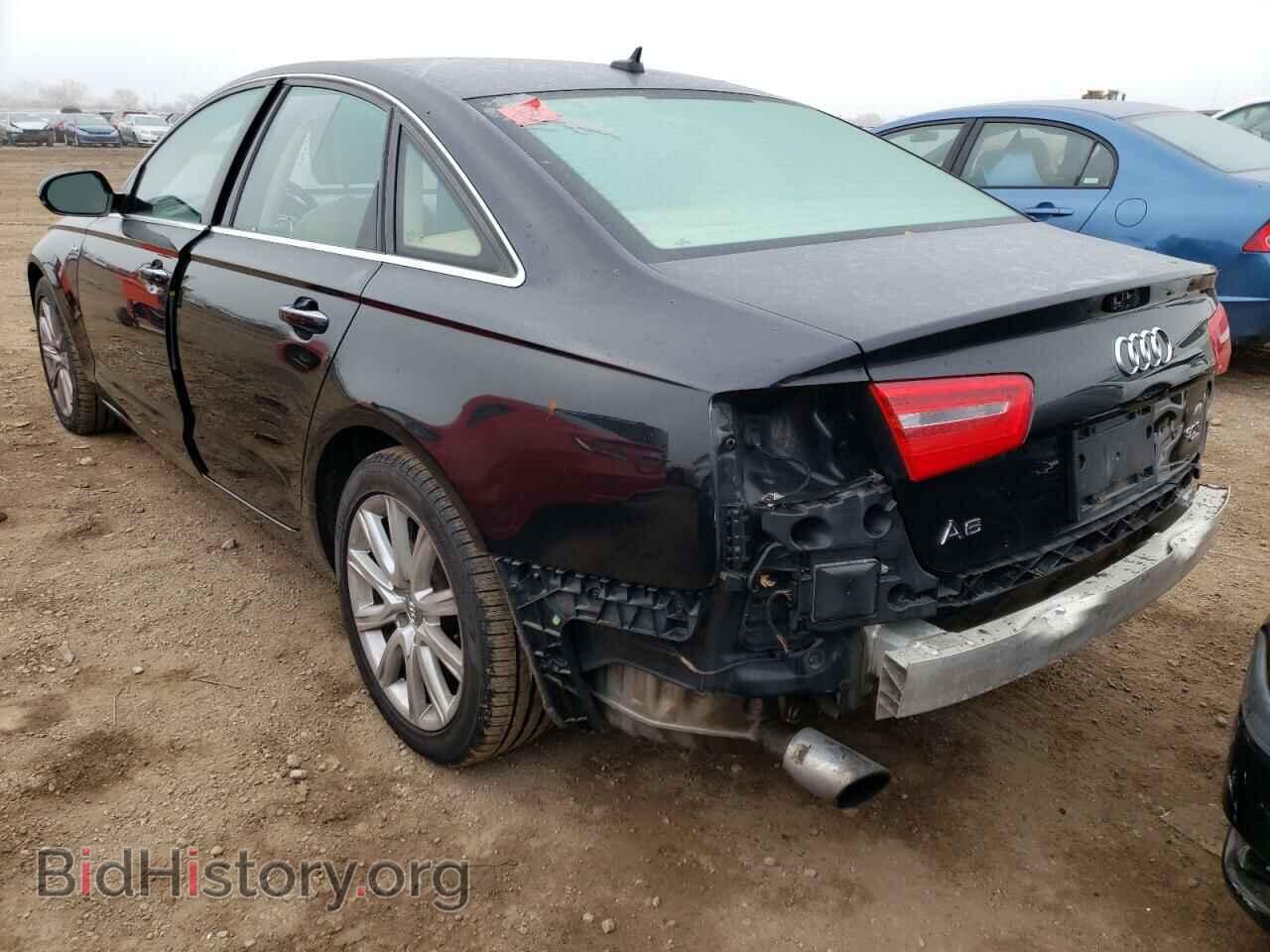 2013 AUDI A6 - VIN: WAUGGAFC3DN151969 - Фото 2