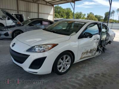 2011 Mazda 3 I, white — VIN JM1BL1VF0B1363155, Copart