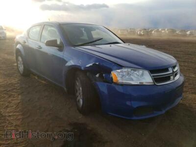 2013 Dodge AVENGER AVENGER SE, blue — VIN 1C3CDZAB7DN596386, Copart