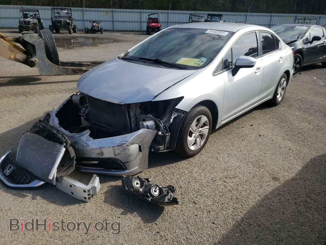 2014 HONDA CIVIC - VIN: 2HGFB2F52EH511152 - Фото 2