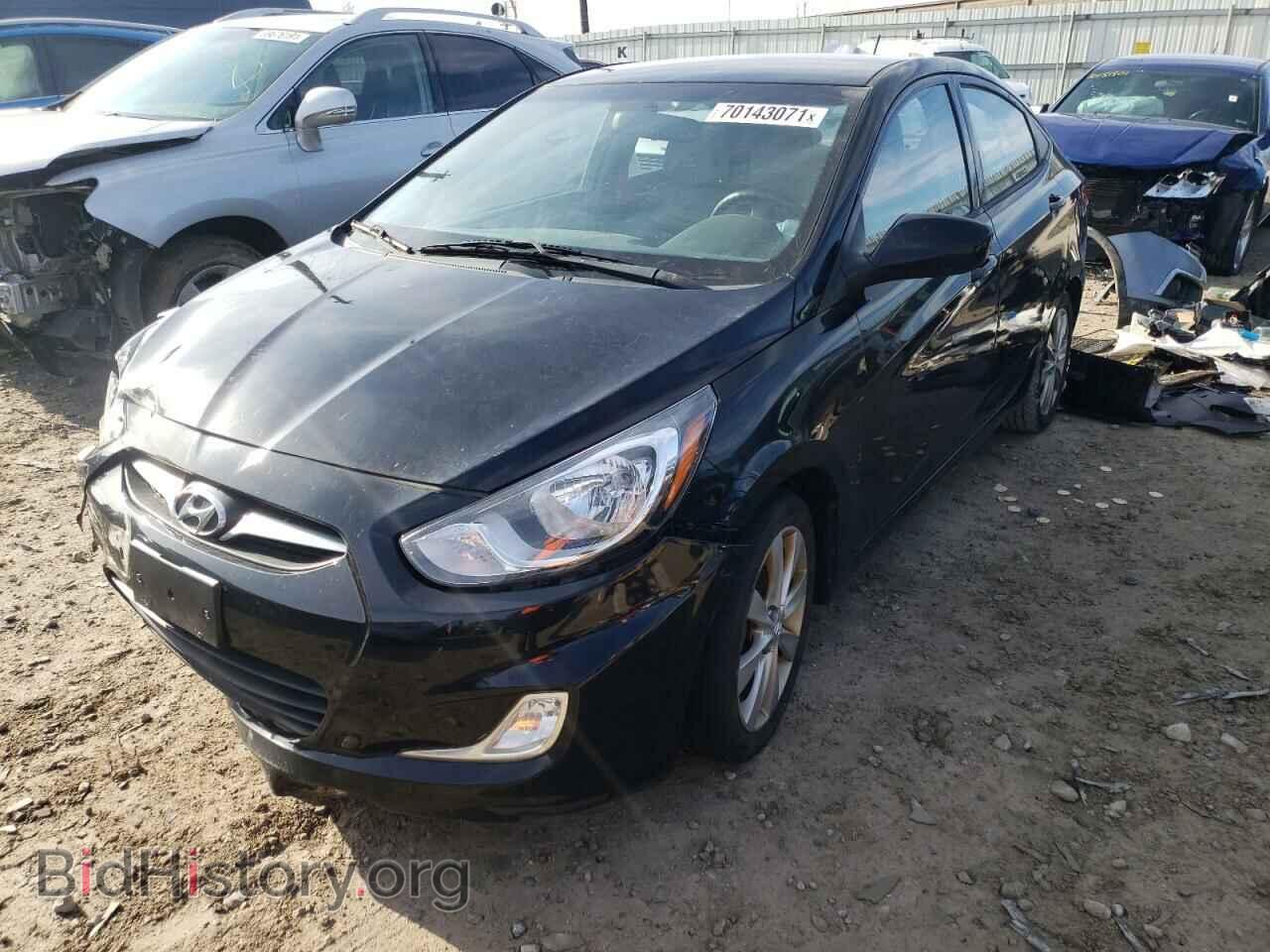 2012 HYUNDAI ACCENT - VIN: KMHCU4AE0CU169141 - Фото 2