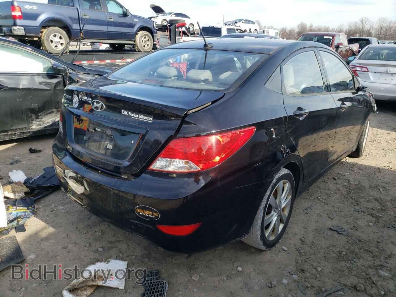 2012 HYUNDAI ACCENT - VIN: KMHCU4AE0CU169141 - Фото 4