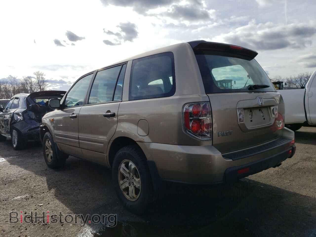 2007 HONDA PILOT - VIN: 2HKYF18127H508035 - Фото 2