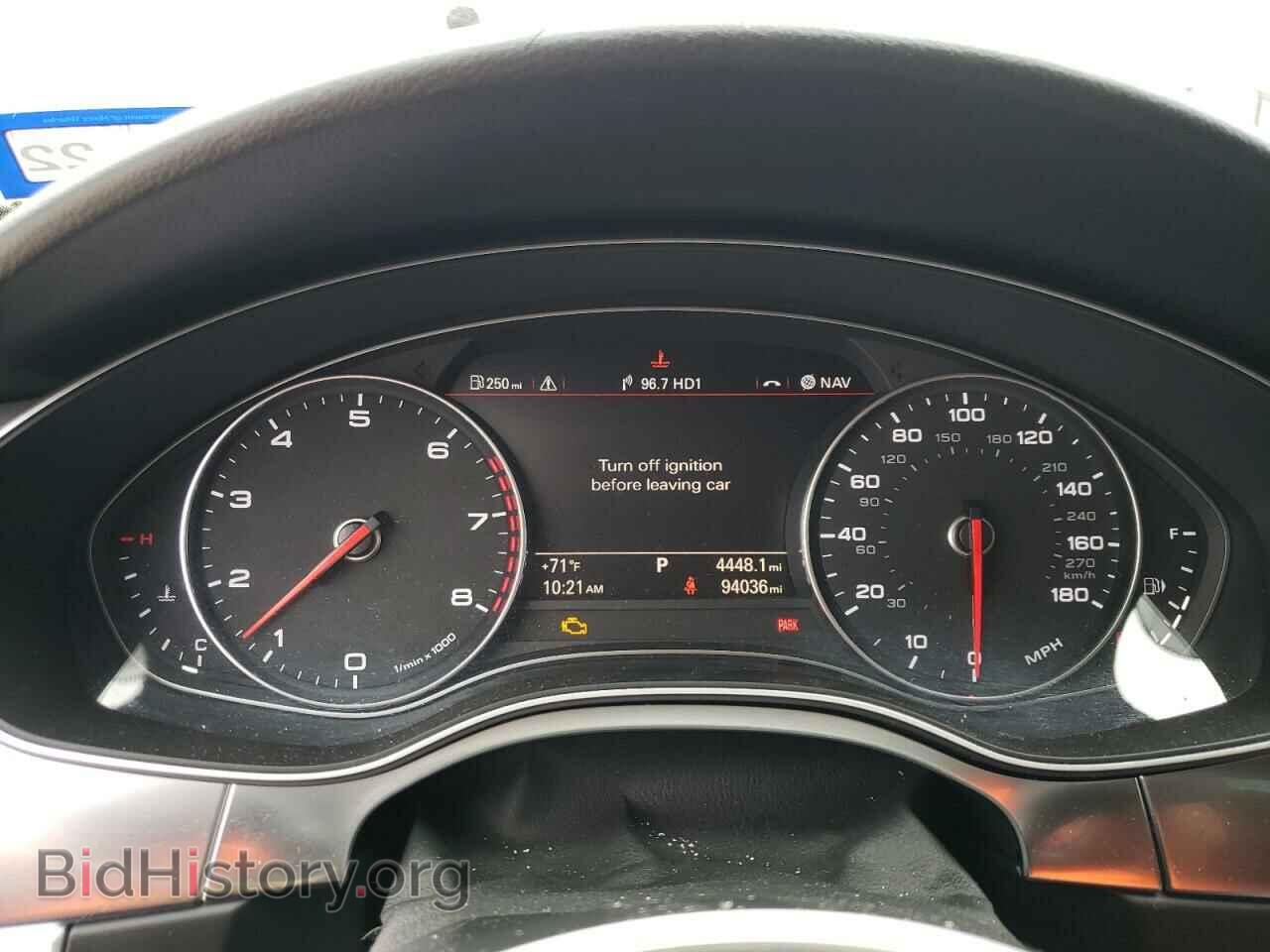 2013 AUDI A6 - VIN: WAUGGAFC4DN020114 - Фото 9