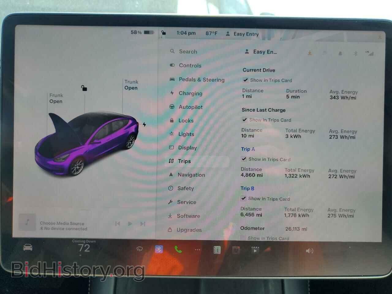2022 TESLA MODEL 3 - VIN: 5YJ3E1EB9NF164645 - Фото 9
